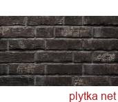Керамическая плитка Плитка Клинкер Platinschwarz черный 85x280x0 матовая