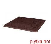 Керамическая плитка Ступенька угловая Natural Brown STR 30x30 код 4689 Ceramika Paradyz 0x0x0