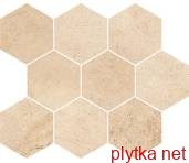Керамическая плитка Мозаика SAHARA DESERT MOSAIC HEXAGON 28х33.7 (мозаика) 0x0x0