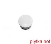 Керамічна накладка з клапаном для умивальників без переливу, біла (FI024BI)