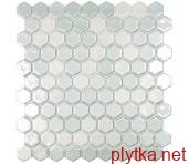 Керамічна плитка Мозаїка 31,5*31,5 Lux White Hex 6000H 0x0x0