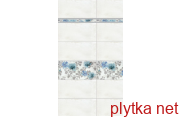Керамічна плитка DEC VERRE BLANCO декор, 316х593 синій 316x593x8 глянцева