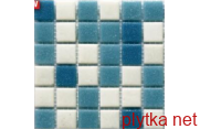 Мозаика R-MOS А113332 , 327x327x4 голубой матовая