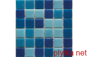 Мозаїка R-MOS B31323335  мікс голуб. 4 321x321x4 матова