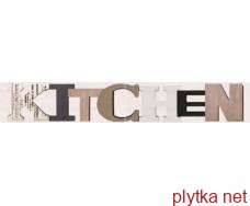 Керамическая плитка Decor Kitchen-2 29,5x90 бежевый 900x295x0 глянцевая