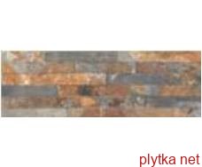 Керамогранит Kallio rust серый 450x150x0 структурированная коричневый