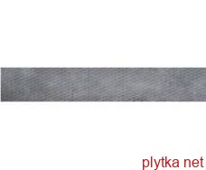 Керамограніт Плитка (25x150) LE91 OXYDE LIGHT STRUTT темний 250x1500x0 структурована сірий