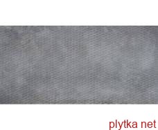 Керамогранит Плитка (75x150) LD71 OXYDE LIGHT STRUTT NAT темный 750x1500x0 структурированная серый
