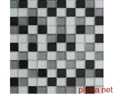 Мозаика 30х30 ANASTASIA GRIGIO белый 300x300x0 черный