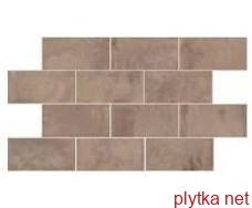 Мозаика Плитка (12.5х25) 138P6 TERRA NAT. коричневый 125x250x0 матовая