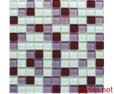 Мозаїка Glam Light Lilac 6mm мікс 300x300x0 бузковий