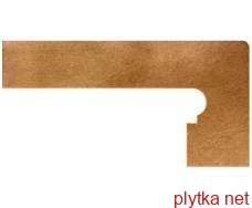 Плитка Клинкер Isla Creta Zanquín dcha.20х39 светлый 200x390x0 матовая коричневый