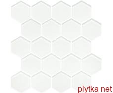 Uniwersalna Mozaika Szklana Heksagon Ivory 25,8x28