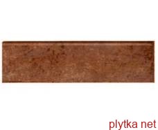 Клінкерна плитка Mytho Rubino Rodapié 8x33 коричневий 80x330x0 матова