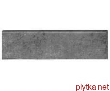Плитка Клинкер Mytho Acero Rodapié 8x33 серый 80x330x0 матовая