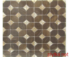 Керамическая плитка ILIADA-PR MARRON, 435х435 бежевый 435x435x10 глянцевая