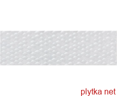 Керамическая плитка REFLECT-3 PATCHWORK BLANCO, 250х750 белый 250x750x8 структурированная