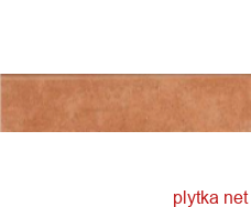 Керамічна плитка BORD BT-409 бордюр, 80х333 помаранчевий 80x333x8 матова