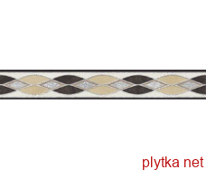 Керамическая плитка G00211 LIST E-STONE SABBIA фриз, 75х481 бежевый 75x481x8 глянцевая