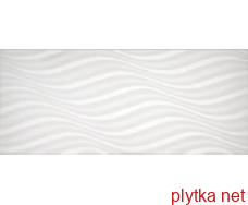 Керамическая плитка DEC LUSTRE BLANCO декор, 200х452 белый 200x452x8 глянцевая