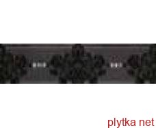 Керамическая плитка MRV185 FRISE ELITE NERO фриз, 80х300 темный 80x300x8 глянцевая