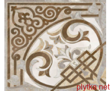 Керамічна плитка TRACIA-R декор, 593х593 бежевий 593x593x8 глянцева