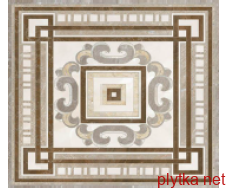Керамическая плитка ATHOS-R декор, 593х593 бежевый 593x593x8 глянцевая