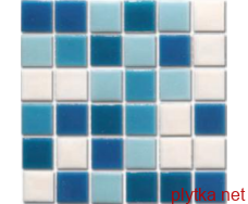 Мозаика R-MOS WA1131323335 микс св-гол (на бумаге), 327x327x4 голубой матовая