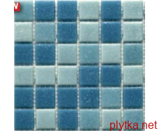 Мозаика R-MOS А303332 (на бумаге) , 327x327x4 голубой матовая