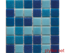 Мозаика R-MOS B31323335  микс голуб. 4 321x321x4 матовая