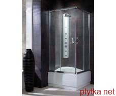 Кабіна душова Premium Plus C хром/коричнева 800*800*1700