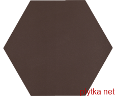 Керамогранит Natural Brown Heksagon, 26х26 коричневый 260x260x0 матовая