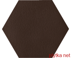 Керамогранит Natural Brown duro Heksagon, 26х26 коричневый 260x260x0 структурированная