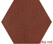 Керамогранит Natural Rosa duro Heksagon, 26х26 красный 260x260x0 структурированная