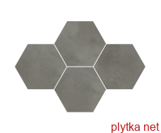 Timber Mozaika Heksagon 283x408