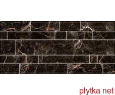 Керамическая плитка PLAZA настенная чёрная / 2350 95 082 черный 500x230x0 глянцевая