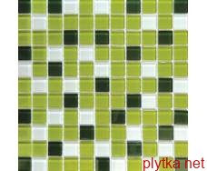 Мозаика Mix C012 , 300x300 зеленый 300x300x0 глянцевая