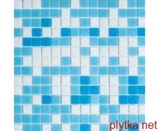 Мозаика GLmix100  , 327x327 голубой 327x327x0