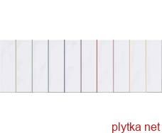 Alisha White Color Structure,  настінна, 600x200