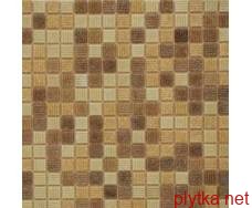 Мозаика GLmix19, 32,7х32,7 коричневый 327x327x0 глянцевая