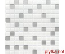 Мозаїка MIX C 09, 30х30 сірий 300x300x0 глянцева білий