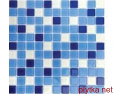 Мозаїка MIX C 011, 30х30 білий 300x300x0 глянцева синій