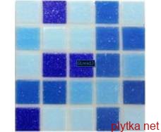 Мозаїка Glmix13, 32,7х32,7 білий 327x327x0 глянцева синій