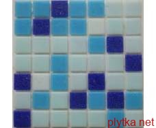 Мозаїка Glmix15, 32,7х32,7 синій 327x327x0 глянцева білий