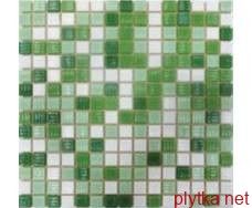 Мозаїка GLmix32, 32,7х32,7 зелений 327x327x0 глянцева мікс