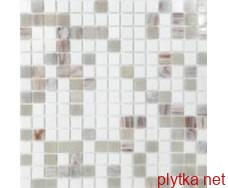 Мозаїка GLmix44, 32,7х32,7 білий 327x327x0 матова