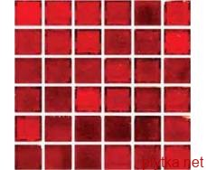Мозаика R-MOS NT98, 32,7х32,7 красный 327x327x4 глянцевая