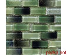 Мозаїка V-MOS FASHION  AZZURO MIX, 32,5х29,8 зелений 325x298x8 глянцева