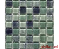 Мозаика V-MOS FASHION  AZZURO MIX, 30х30 зеленый 300x300x8 глянцевая