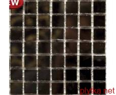 Мозаика T-MOS BLACK MIRROR FACE GLOSSY, 32х32 коричневый 320x320x8 глянцевая